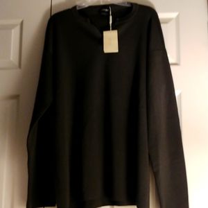 Giorgio Armani Men's Notch V Neck - Grey - Cashmere/Silk/New Wool Sweater - NWT